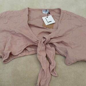 Blank NYC Blush Pink Top
